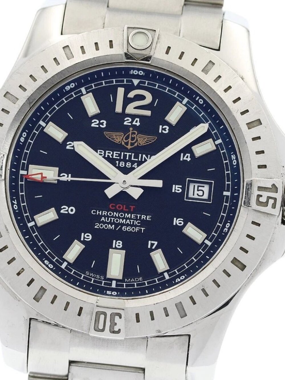 BREITLING Colt A17388 Date black Dial Automatic Men's Watch_952286